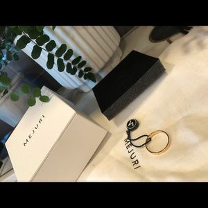 NWT Mejuri bold stacker ring 14k yellow gold